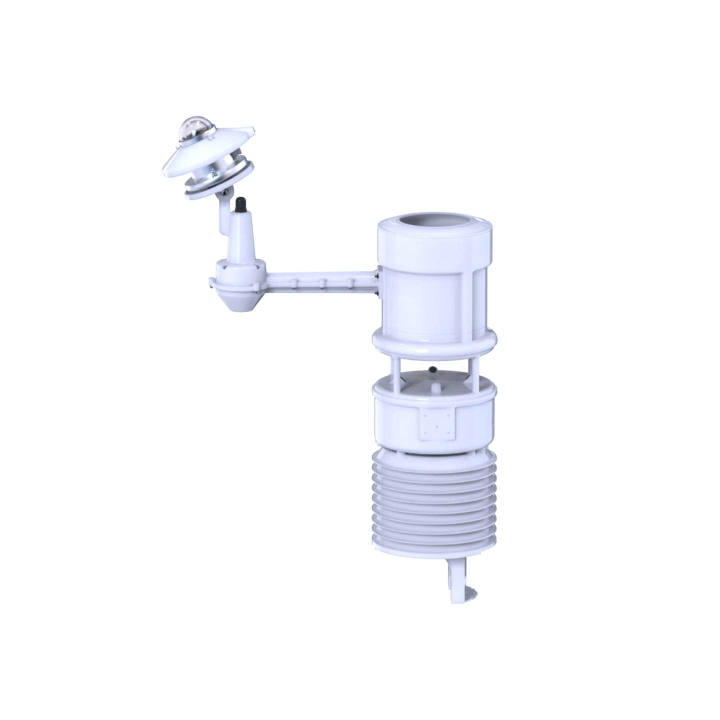 Integrated seven-element transmission line micro-meteorological station